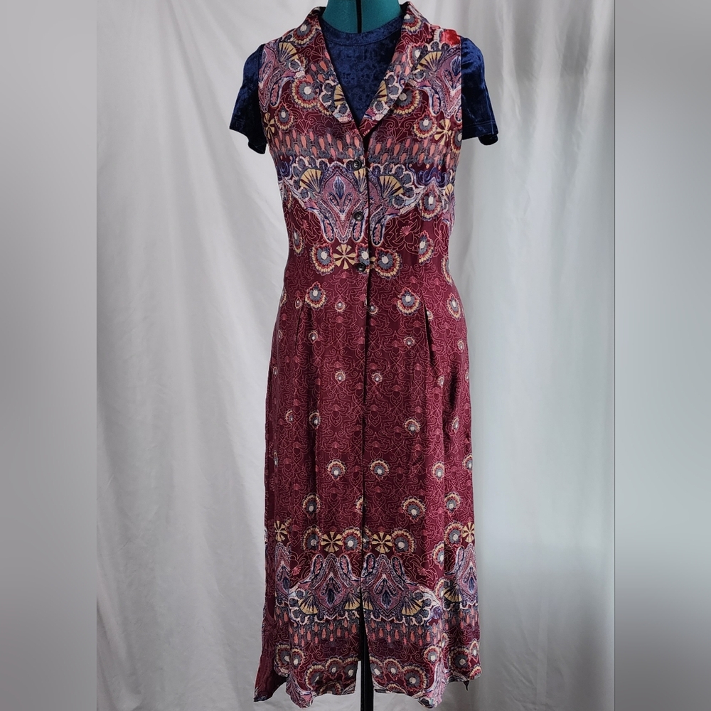 Free People Come See About Me Maxi Vest size M